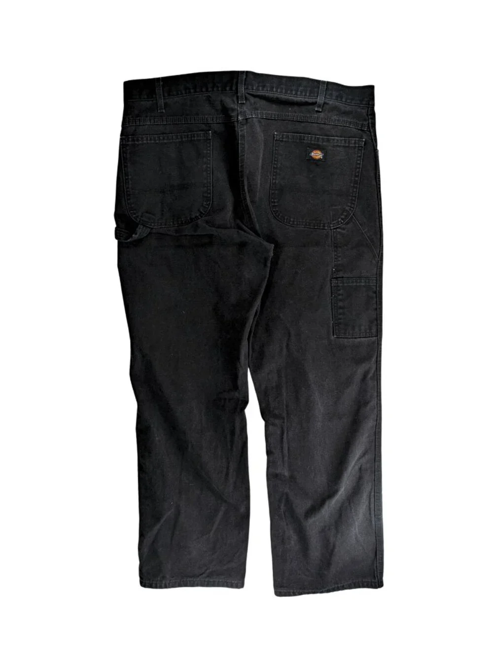 Dickie's Men's 38x30 Black Denim Twill Carpenter Work Jeans Pants